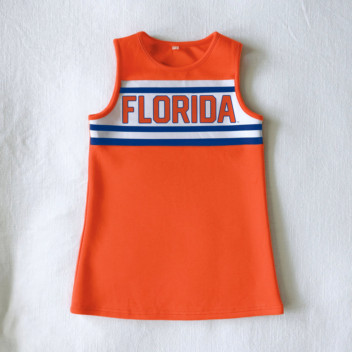 jersey dress cheer uniform The University of Florida | Orange Classic Rose Gold Spaghetti Strap Prom Dress
