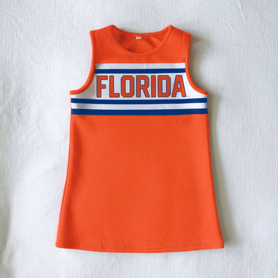 The University of Florida | Orange Striped Cheer Dress