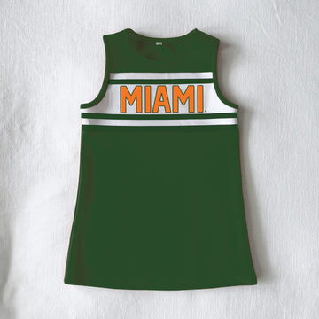 The University of Miami | Green Classic Cheer Dress