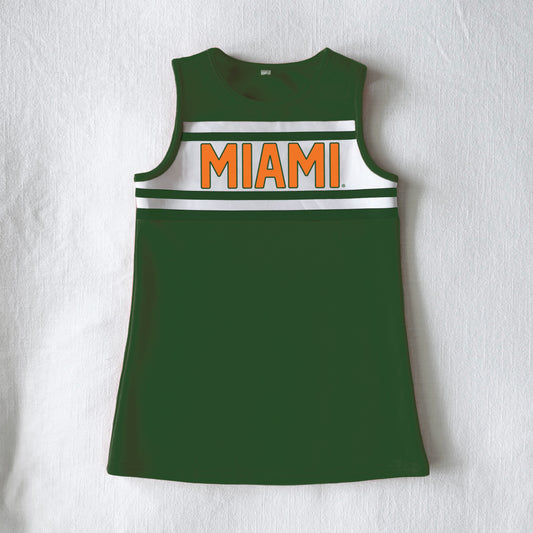 The University of Miami | Green Classic Cheer Dress