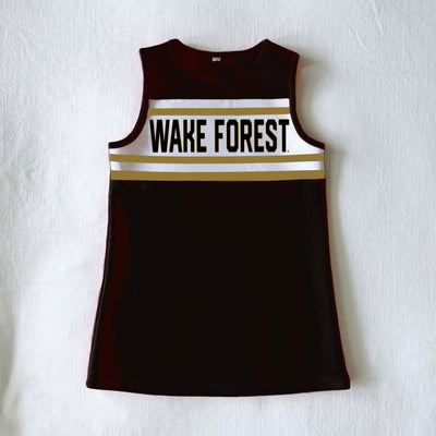 The Wake Forest University | Black Striped Cheer Dress