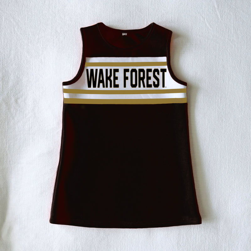 The Wake Forest University | Black Striped Cheer Dress