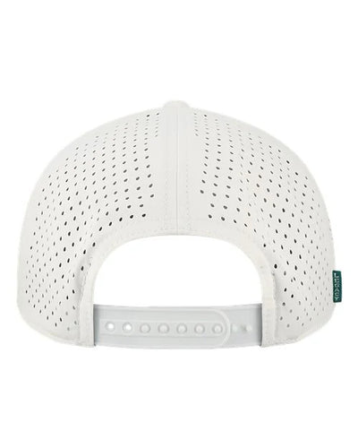 The Cursive Auburn Hat | Embroidered White Cap