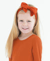 The Big Bow Headband - Rust