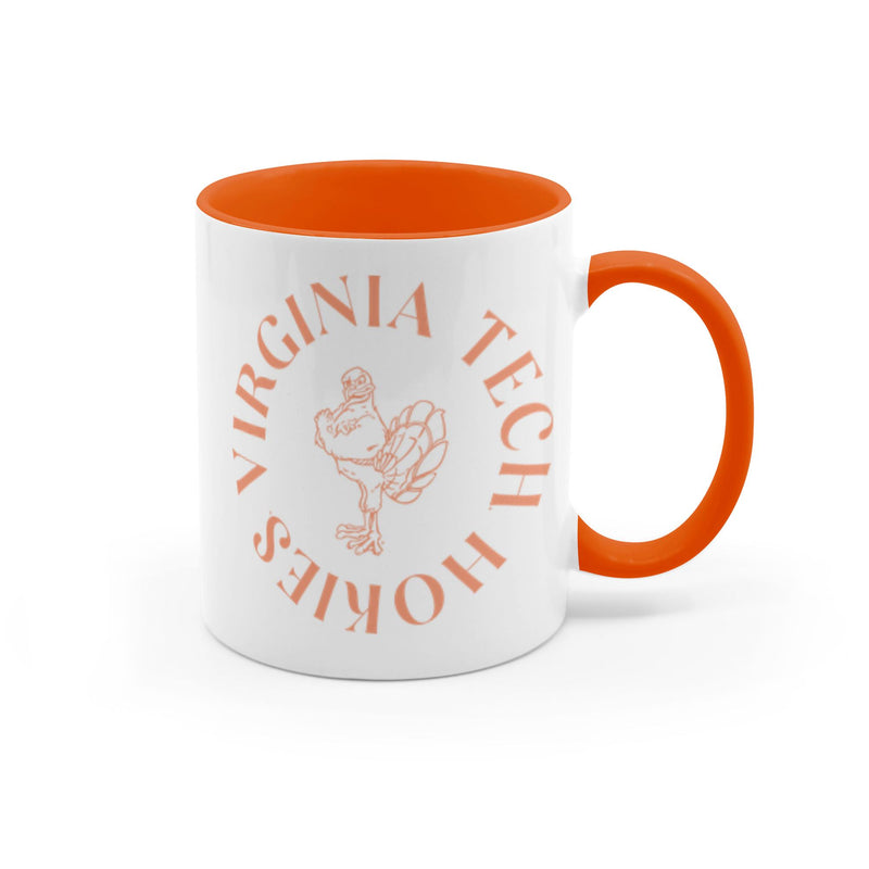 The Virginia Tech Go Hokies Circle | Accent Mug