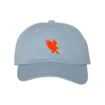 The Eagle Logo Hat | Embroidered Light Blue Classic Dad Cap