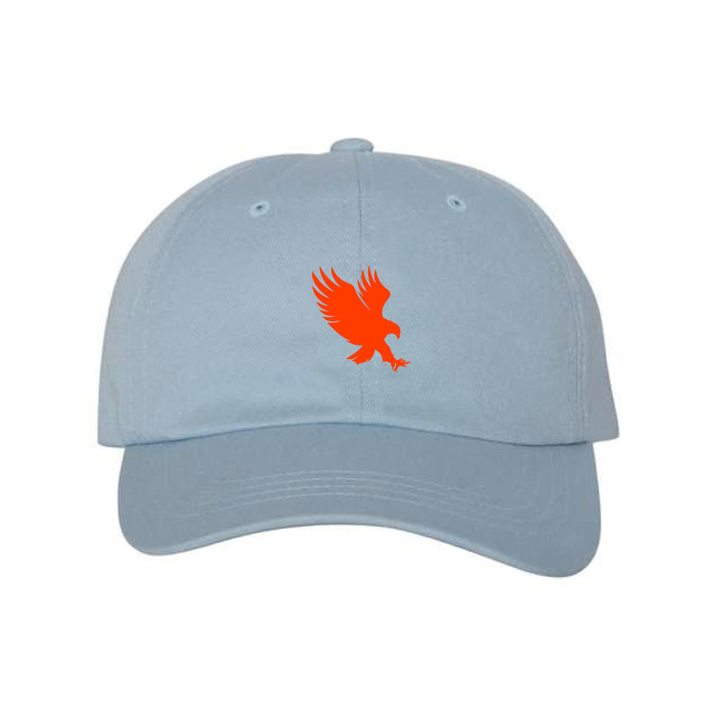 The Eagle Logo Hat | Embroidered Light Blue Classic Dad Cap