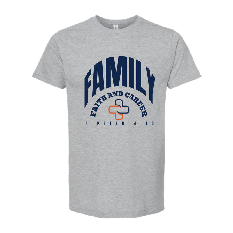 The Family, Faith, Career | Heather Grey Oversized Tee