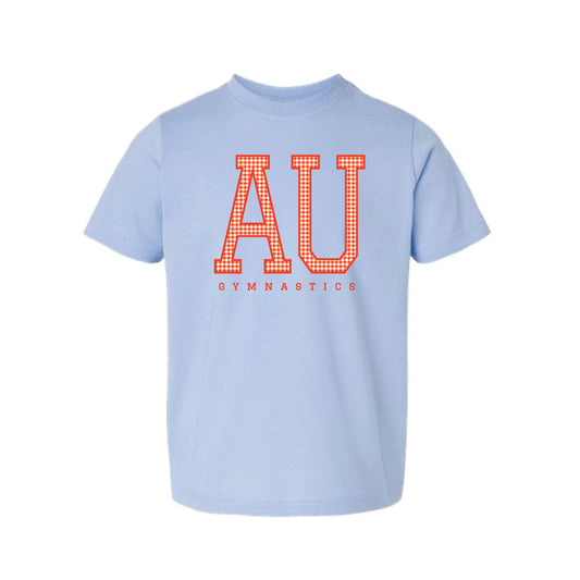 The Gingham AU Gymnastics | Toddler Light Blue Tee