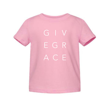 The Original Give Grace | Infant Pink Tee