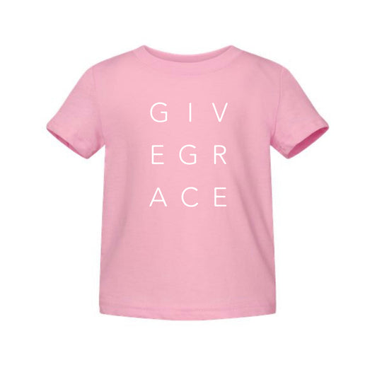 The Original Give Grace | Infant Pink Tee