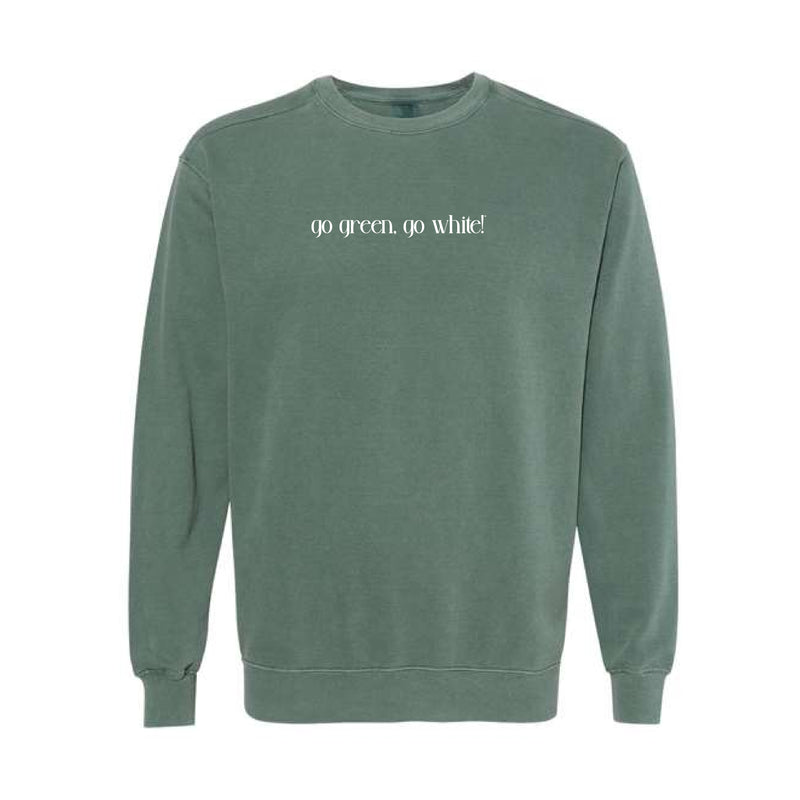 The Go Green, Go White! | Blue Spruce Sweatshirt