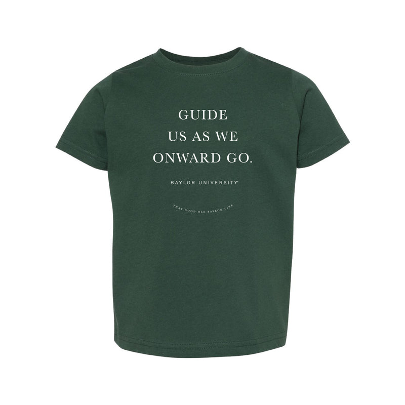 The Guide Us Onward Baylor | Toddler Forest Tee