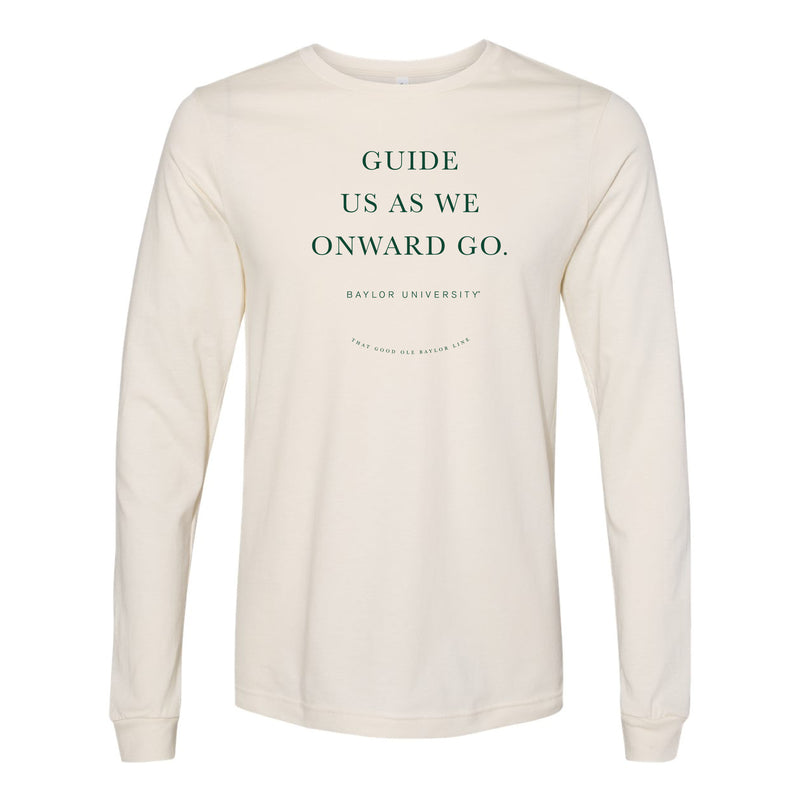 The Guide Us Onward Baylor | Natural Long Sleeve