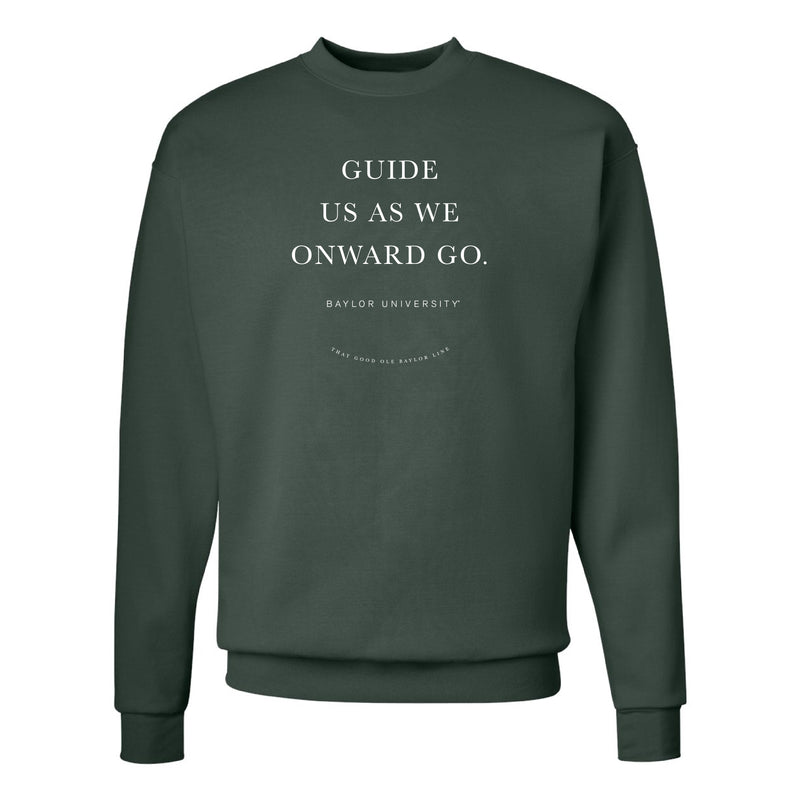 The Guide Us Onward Baylor | Forest Sweatshirt