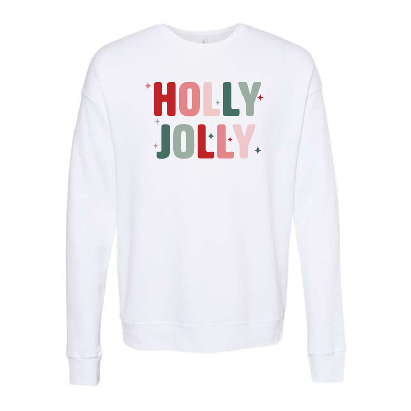 The Holly Jolly | White Sweatshirt