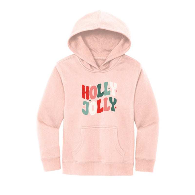 The Holly Jolly | Rosewater Pink Youth Hoodie