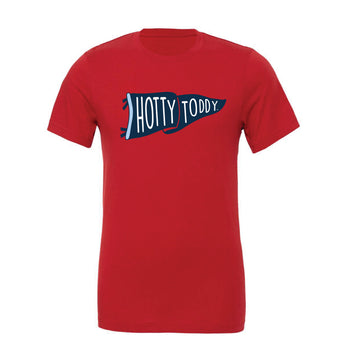 The Hotty Toddy Flag | Adult Red Tee
