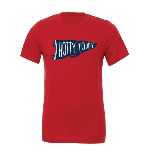 The Hotty Toddy Flag | Adult Red Tee