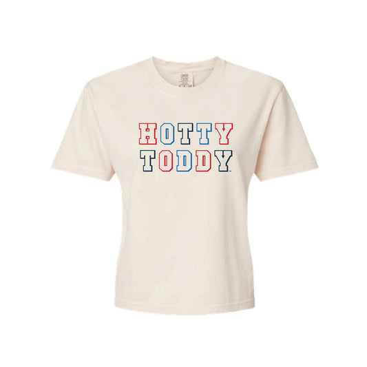 The Hotty Toddy Block | Adult Ivory Tee