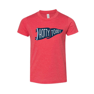 The Hotty Toddy Flag | Youth Heather Red Tee