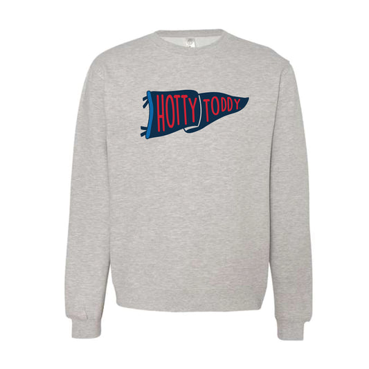 The Hotty Toddy Flag | Adult Heather Grey Sweatshirt