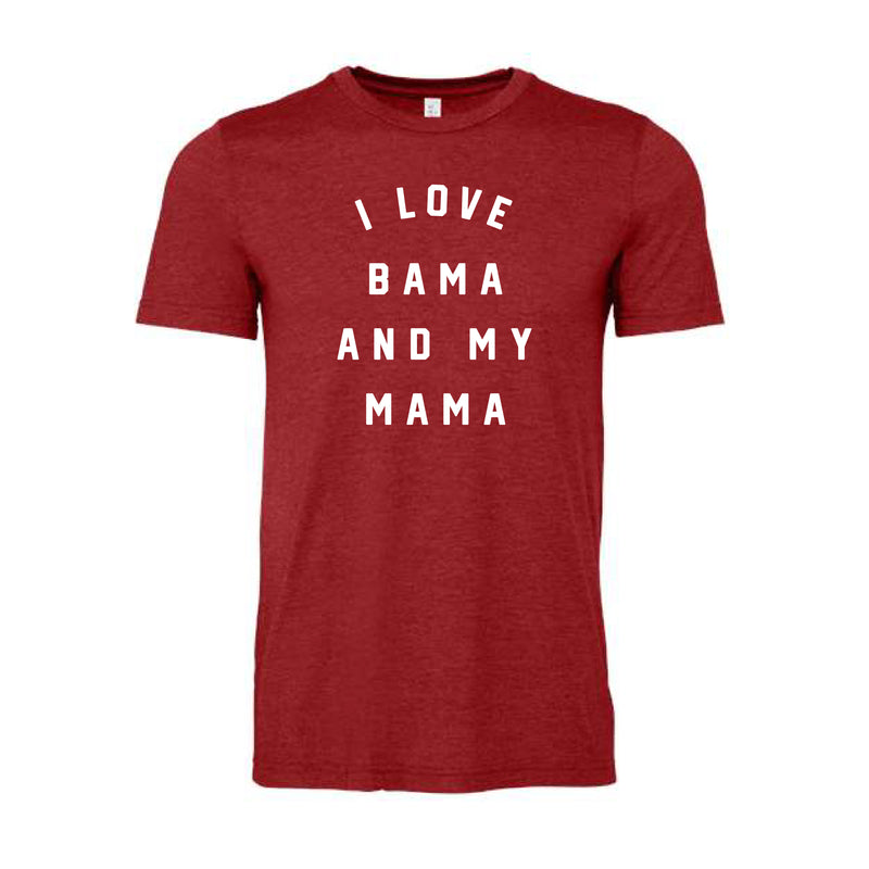 The Bama and My Mama | Canvas Red Tee