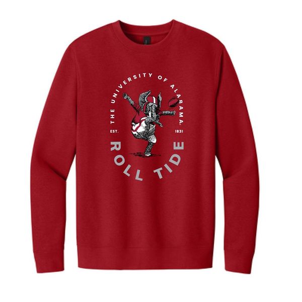 The Roll Tide Vintage Big Al | Classic Red Sweatshirt