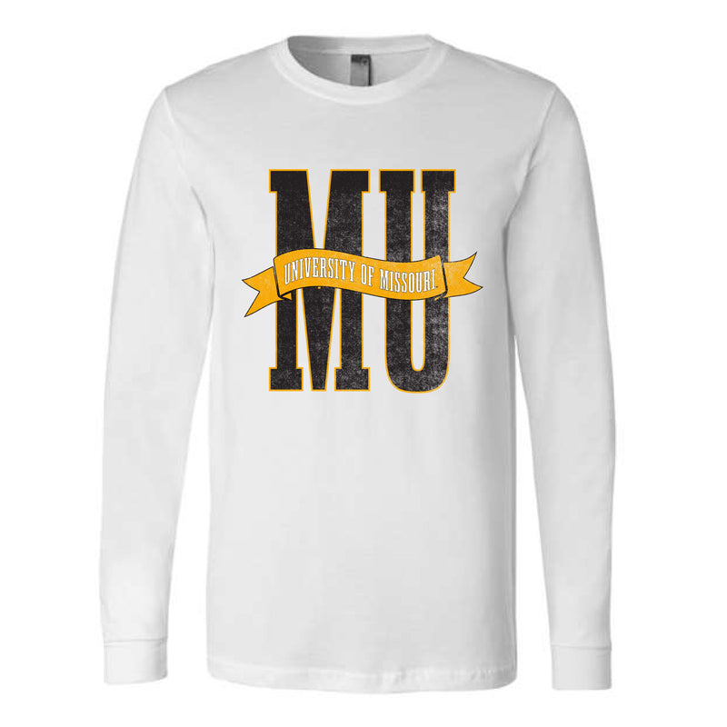 The MU Banner | White Long Sleeve