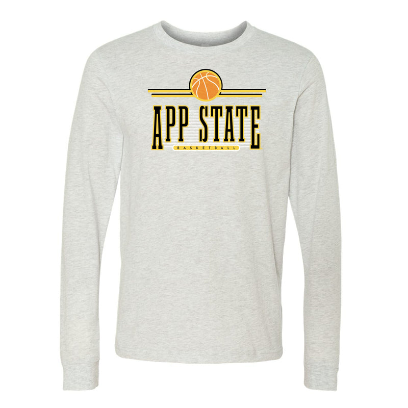 The Retro App State Basketball | Ash Long Sleeve