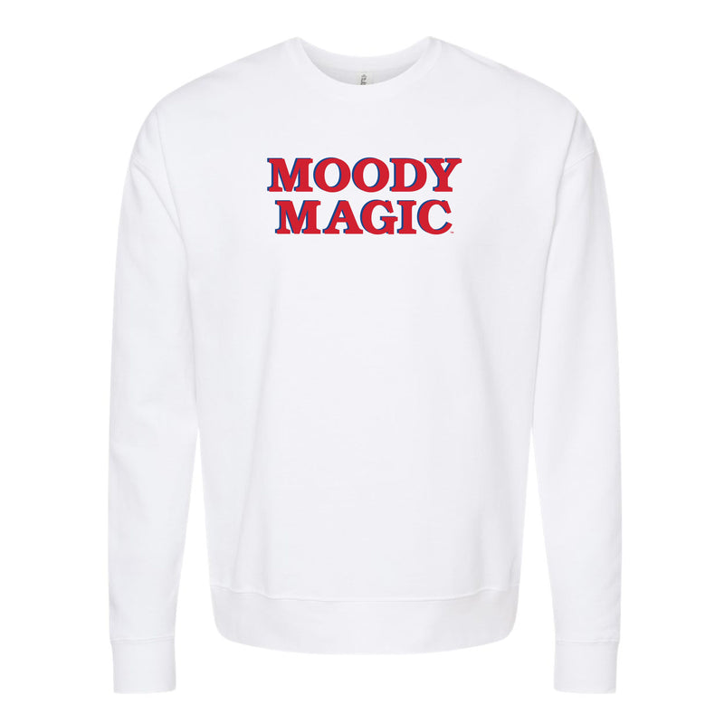 The Moody Magic Block | White Sweatshirt