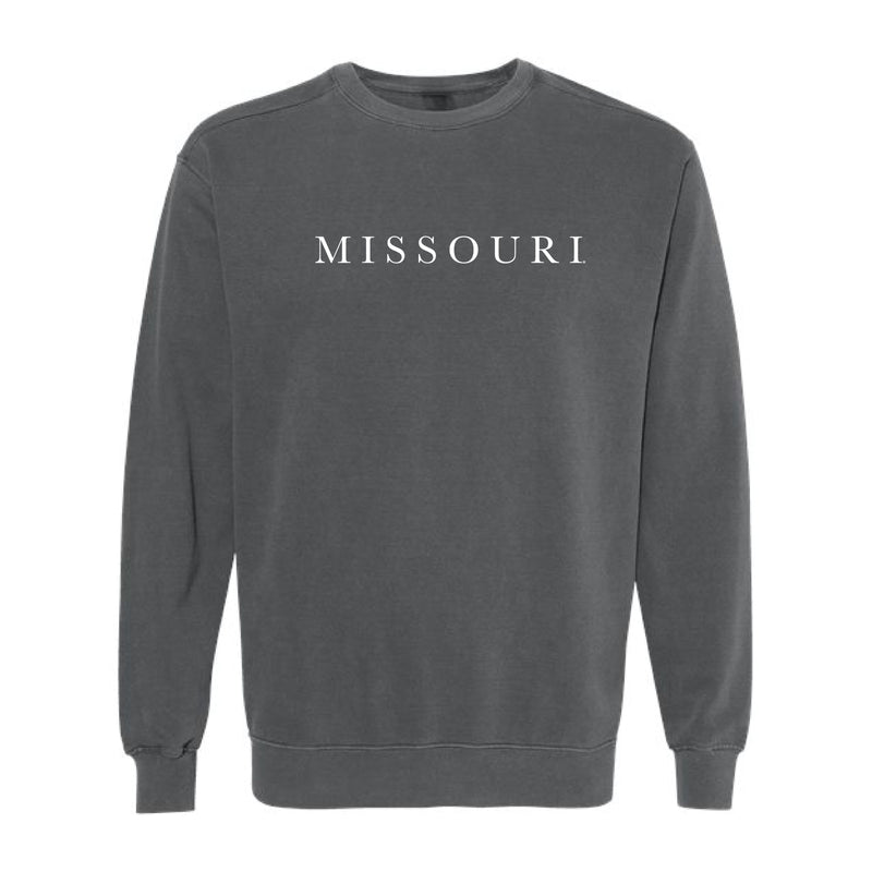 The Missouri Serif | Pepper Sweatshirt