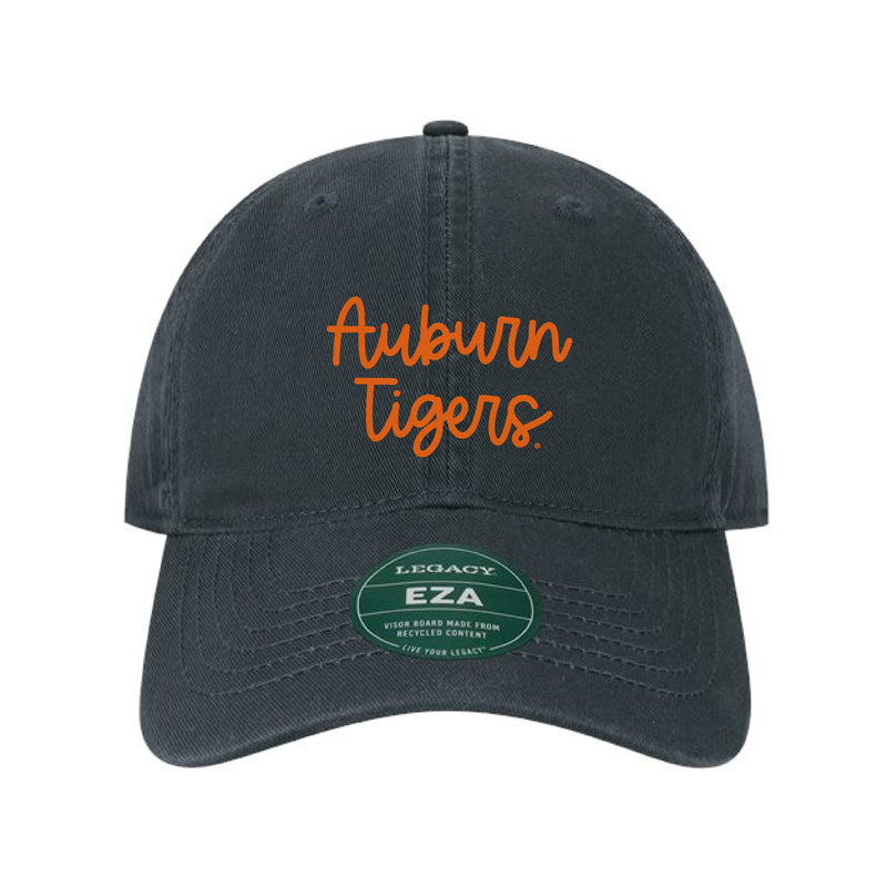 The Auburn Tigers Embroidered Script | Navy Dad Hat