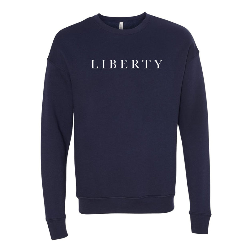 The Liberty Serif | Navy Sweatshirt