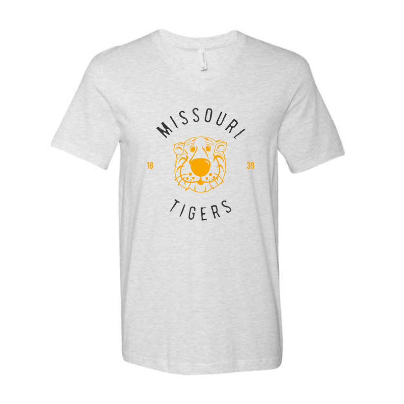 The Missouri Tigers 1839 | Ash V-Neck Tee