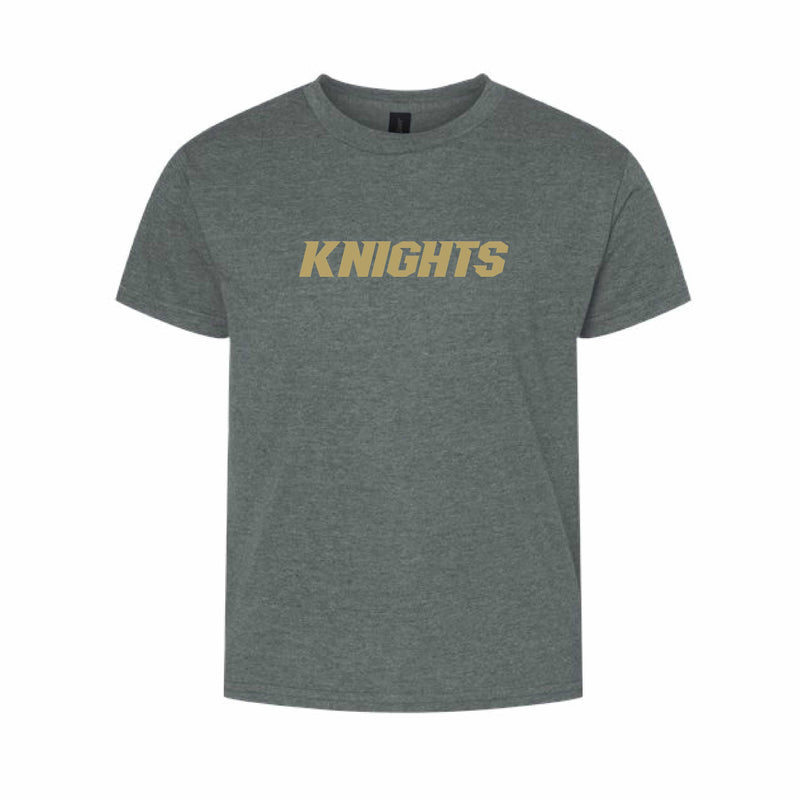 The Knights Logo | Youth Dark Heather Tee