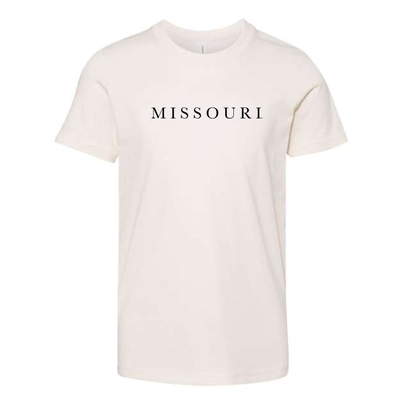 The Missouri Serifi | Youth Natural Tee