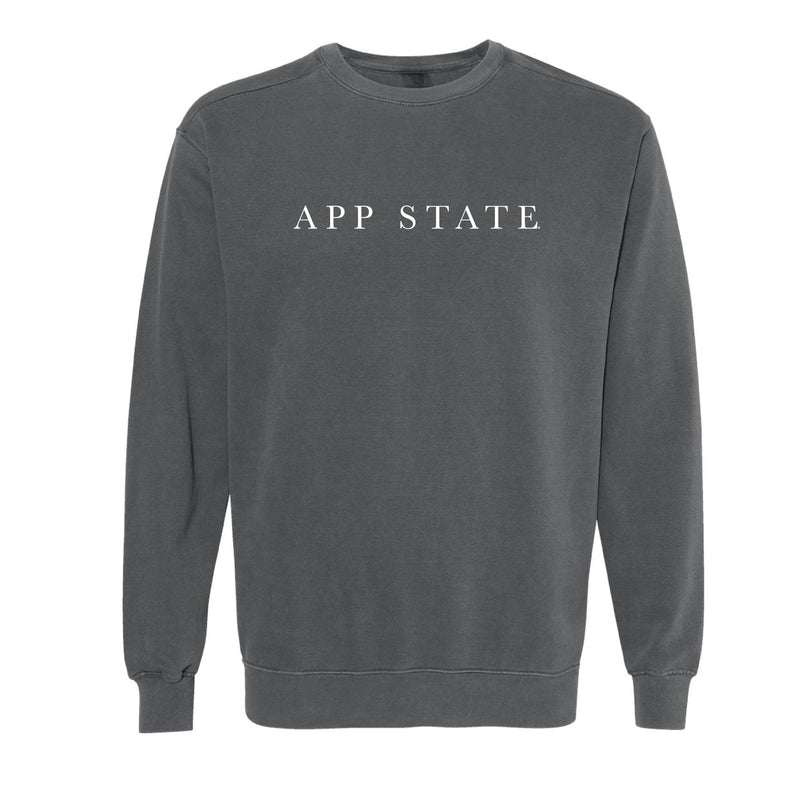 The App State Serif | Pepper Sweatshirt