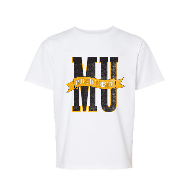 The MU Banner | Youth White Tee