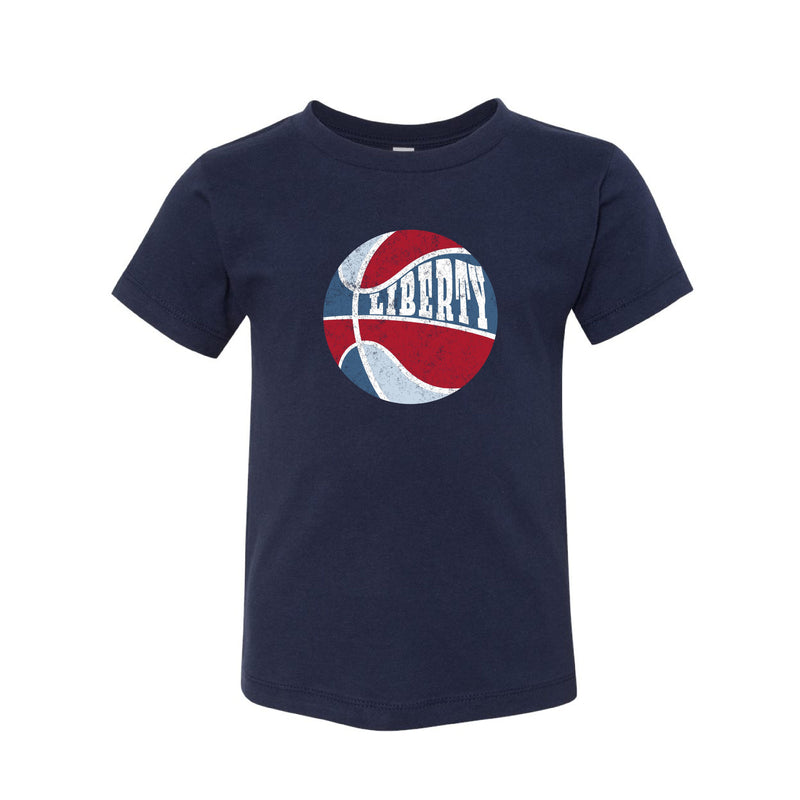 The Flames Basketball Multi | Toddler Navy Tee