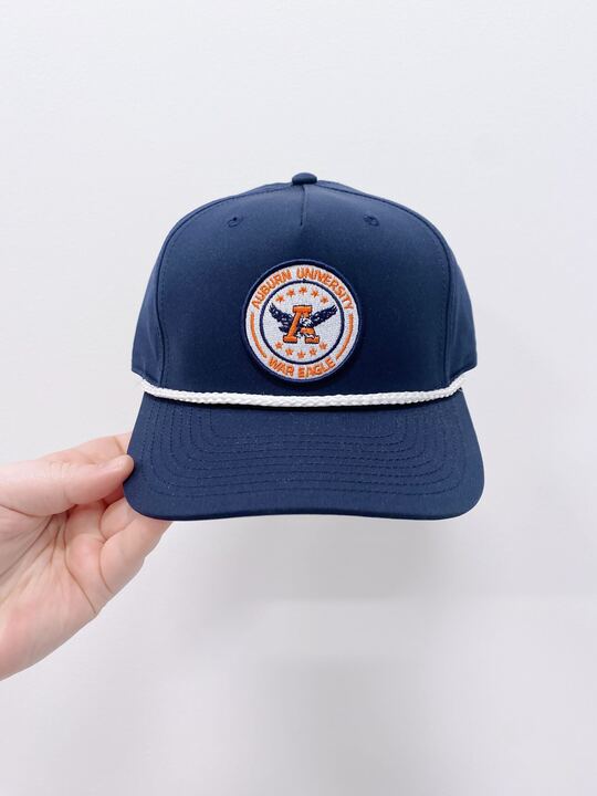 The AU Throwback Patch | Navy Rope Hat
