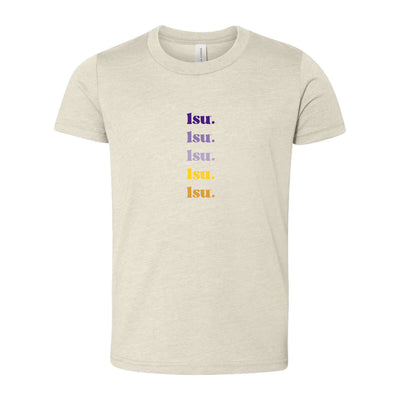 The LSU Repeat | Heather Dust Toddler Tee