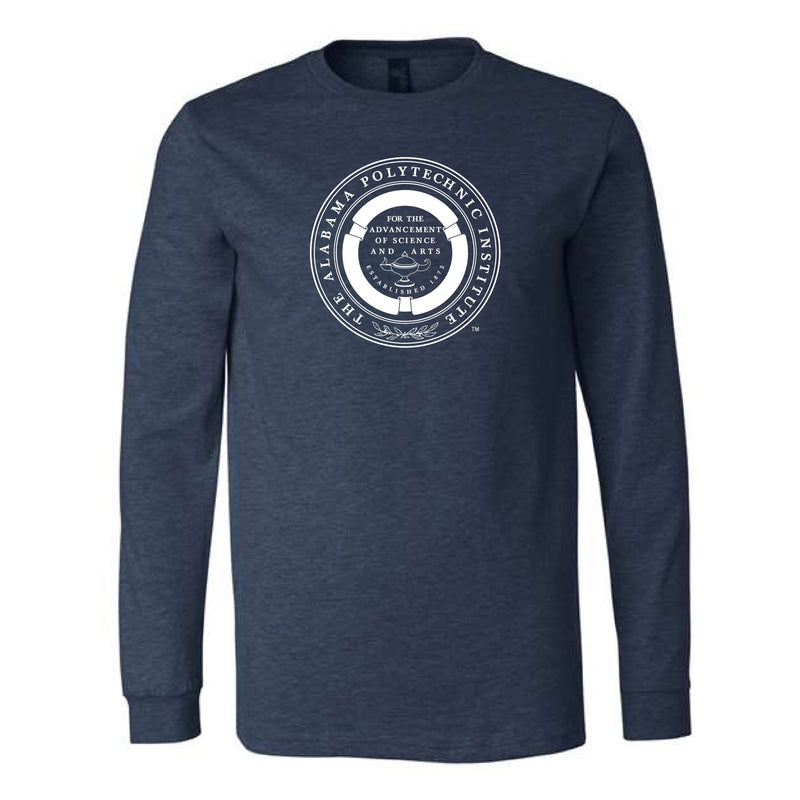 The API Seal | Heather Navy Long Sleeve