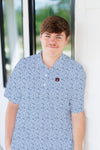 The James Polo War Eagle Pattern | Navy