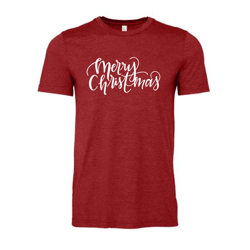 The Merry Christmas | Heather Red Tee