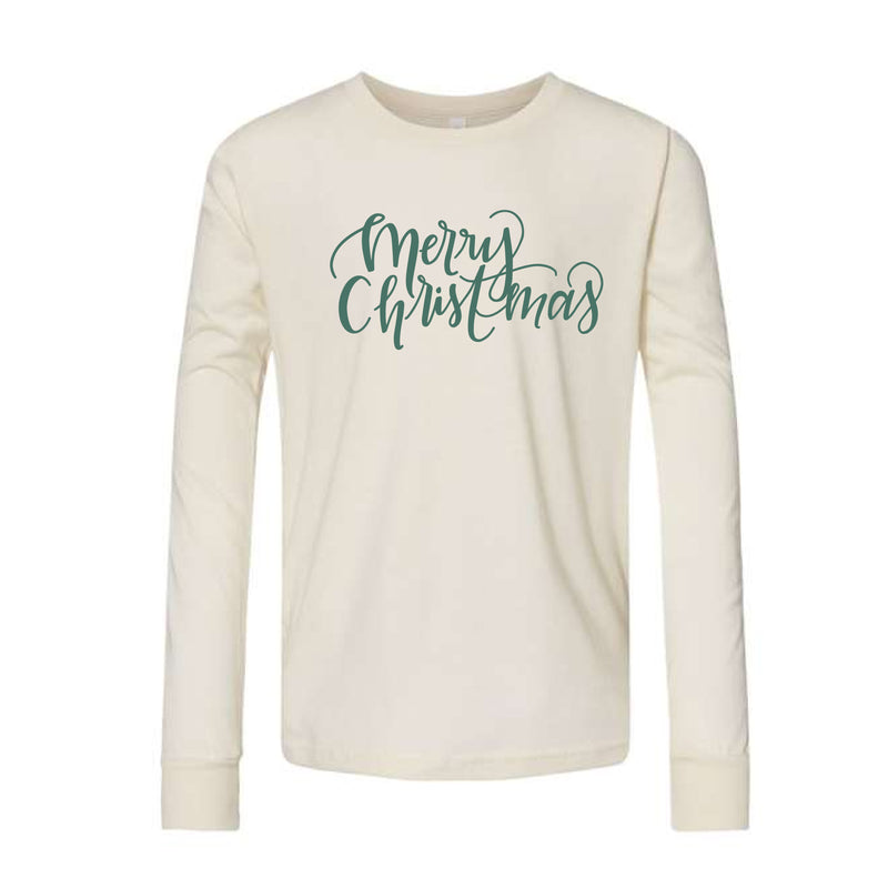 The Merry Christmas | Natural Youth Long Sleeve Tee