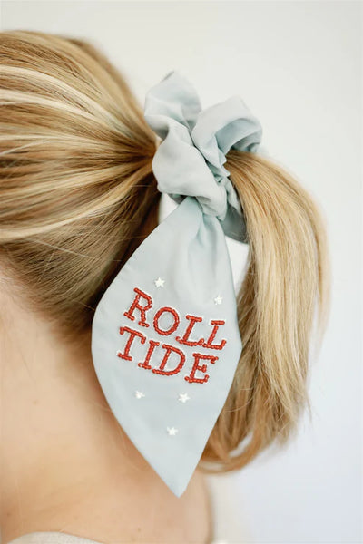 The University of Alabama Beaded Scrunchie