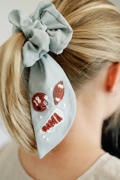 The University of Alabama Beaded Scrunchie