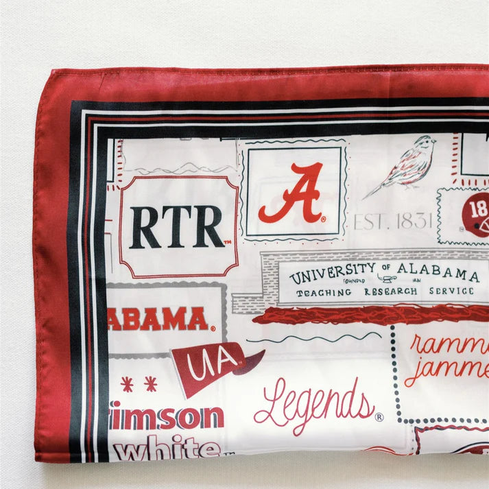 The University of Alabama Silk Scarf