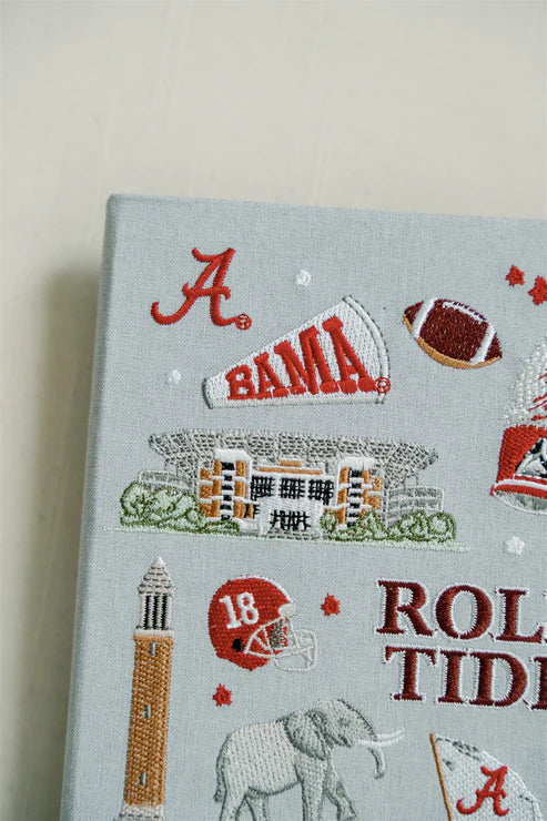 The Embroidered University of Alabama Hardcover Notebook